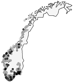 Spread of Japanese knotweed in Norway